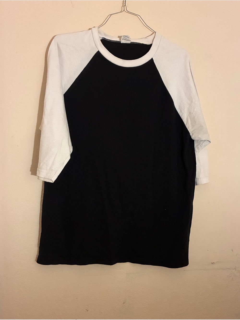 3 Men's Black & White Baseball Shirts